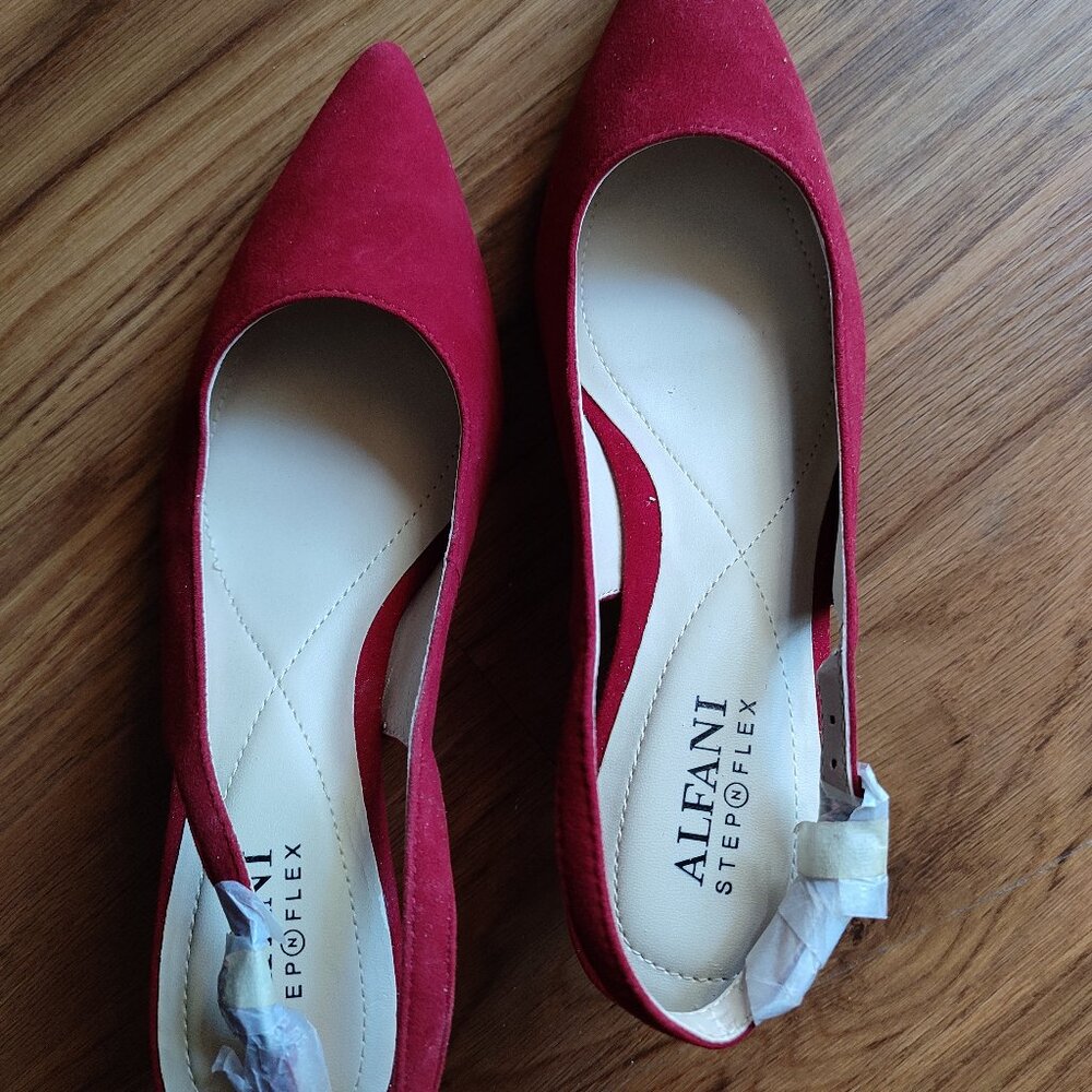 Alfani sandal crimson red